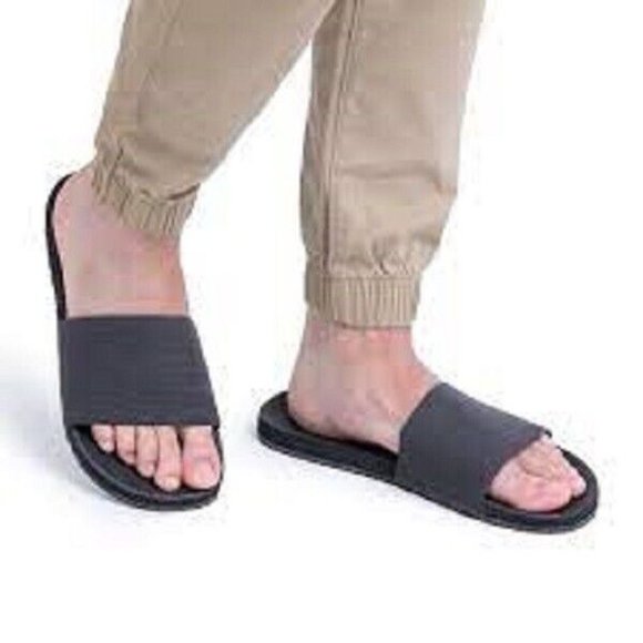 FEELGOODZ Men's Easy Day Charcoal Slides, XXL (12.5 - 14) - NEW - Picture 1 of 6